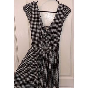 checkered dress